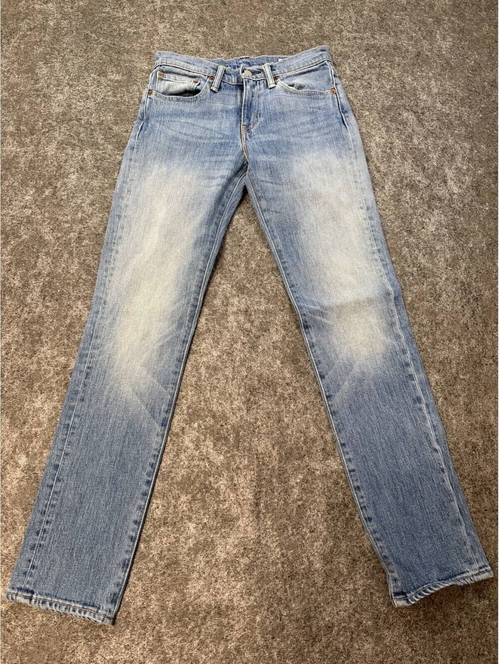 Levi’s 511 Men’s Slim Fit Jeans 28x32 Light Wash Blue Denim White Oak Cone Denim